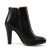 Stiletto pointed high heels 45 short boots – Color: Black, Size: 34